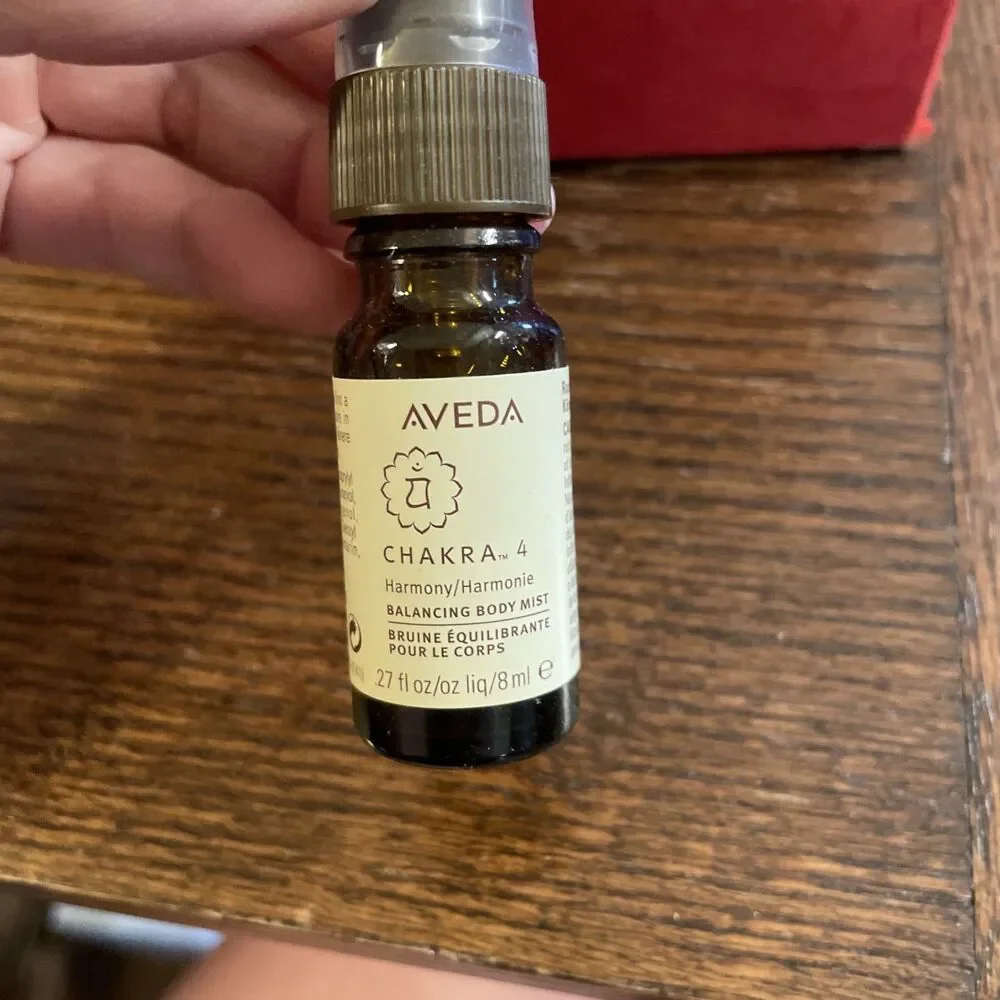 Aveda 1-7 Chakra Balancing Chakra Purefume Mist Set 7 New Bottles .27oz Ea Gift